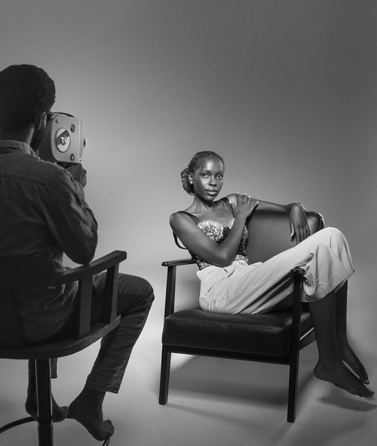 Products photography with models